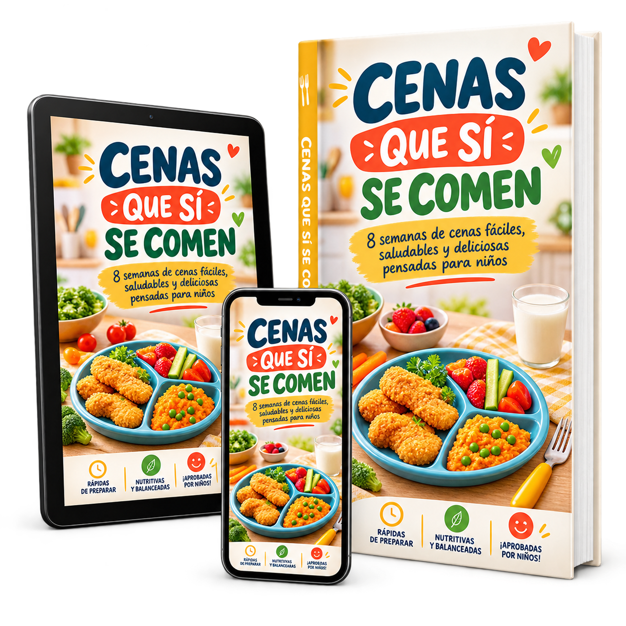 Libro y versión digital de Cenas que Sí se Comen